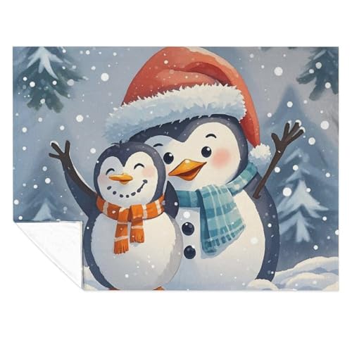 Couverture en flanelle animaux 167x228 cm douce pour lit