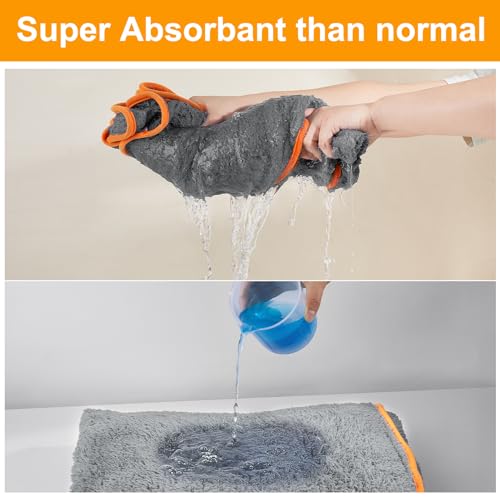 image for Bienbee Dog Bathrobe, Quick Drying Super Absorbent Dog Robes for After