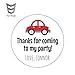 PJYGNK Adesivo per Auto 12 cm x 12 cm Grazie per Essere venuto alla mia Festa Adesivi per Auto Amore, Decorazione per Etichette per Il Trasporto della Decalcomania Connor
