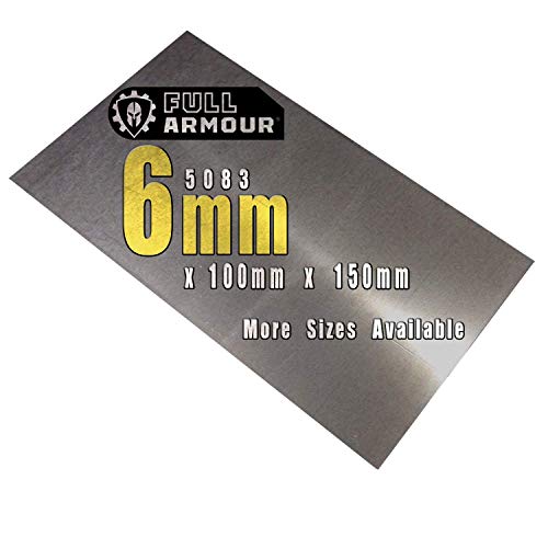 Aluminiumblech 6mm 5083 100 mm x 150 mm (10cm x 15cm)