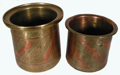 Nepal Buddhist Altar/Water Offering Vessels