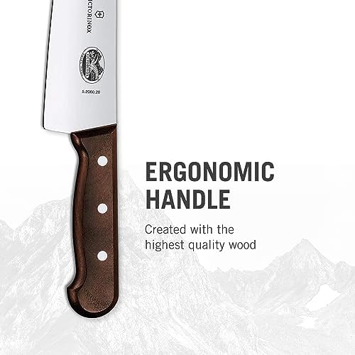 Victorinox Wood 8 Inch Chef's Knife, Straight Edge, Wood Handle - Thumbnail 5