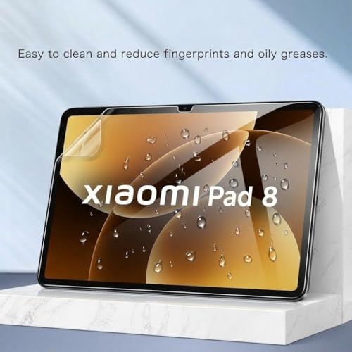 Image of Saco Hydrogel Screen Protector Compatible for Xiaomi Pad 8 /8 Pro / 7 /7 Pro 11.2 Inch | Xiaomi Pad 8 Screen Protector - Flexible Soft Film, Bubble-Free, Scratch Resistant, HD Clear Display Protection