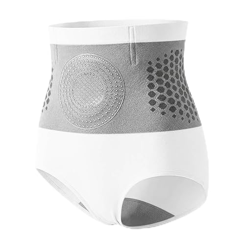 Short Sculptant Thermogénico Quemando Grasas Short Talle Alto para Control de Vientre Elástico Transpirable Pantalones de Yoga Deporte Reafirmante y Forma, blanco, S