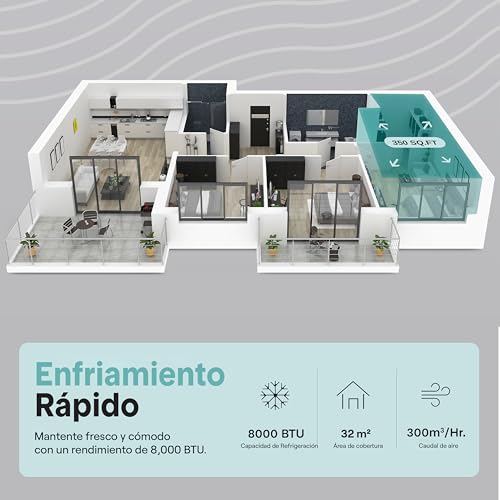 La mejor comparación de Aire Acondicionado Portatil Frio Calor los más recomendados. 14 Imagen adicional