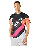 adidas Men's Color Block Tee Black/White Large