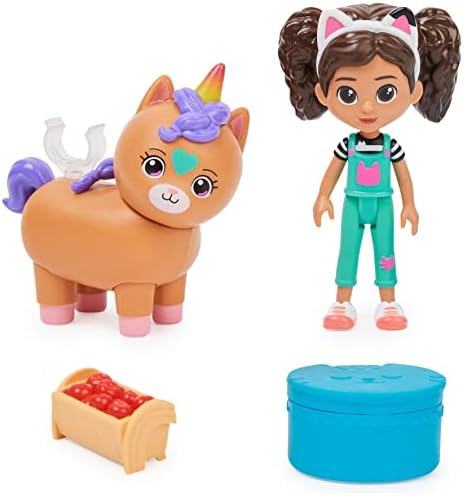 Gabby's Dollhouse, Gabby Girl and Kico the Kittycorn Toy Figures Pack, with Accessories and Surprise Kids Toys for Ages 3 and up