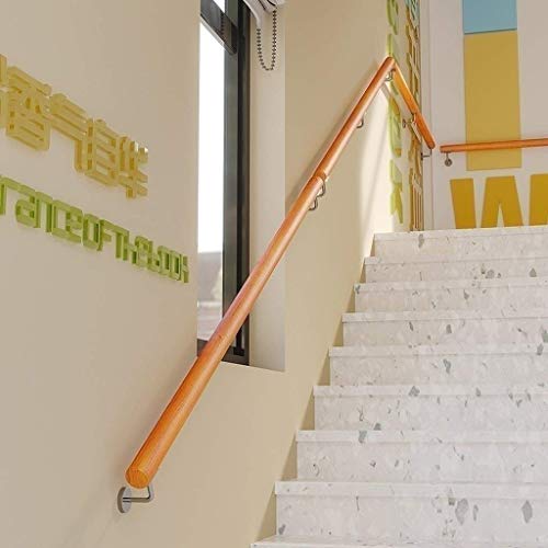 Rampe d'escalier en bois massif chic de 90 cm pour loft moderne - 8
