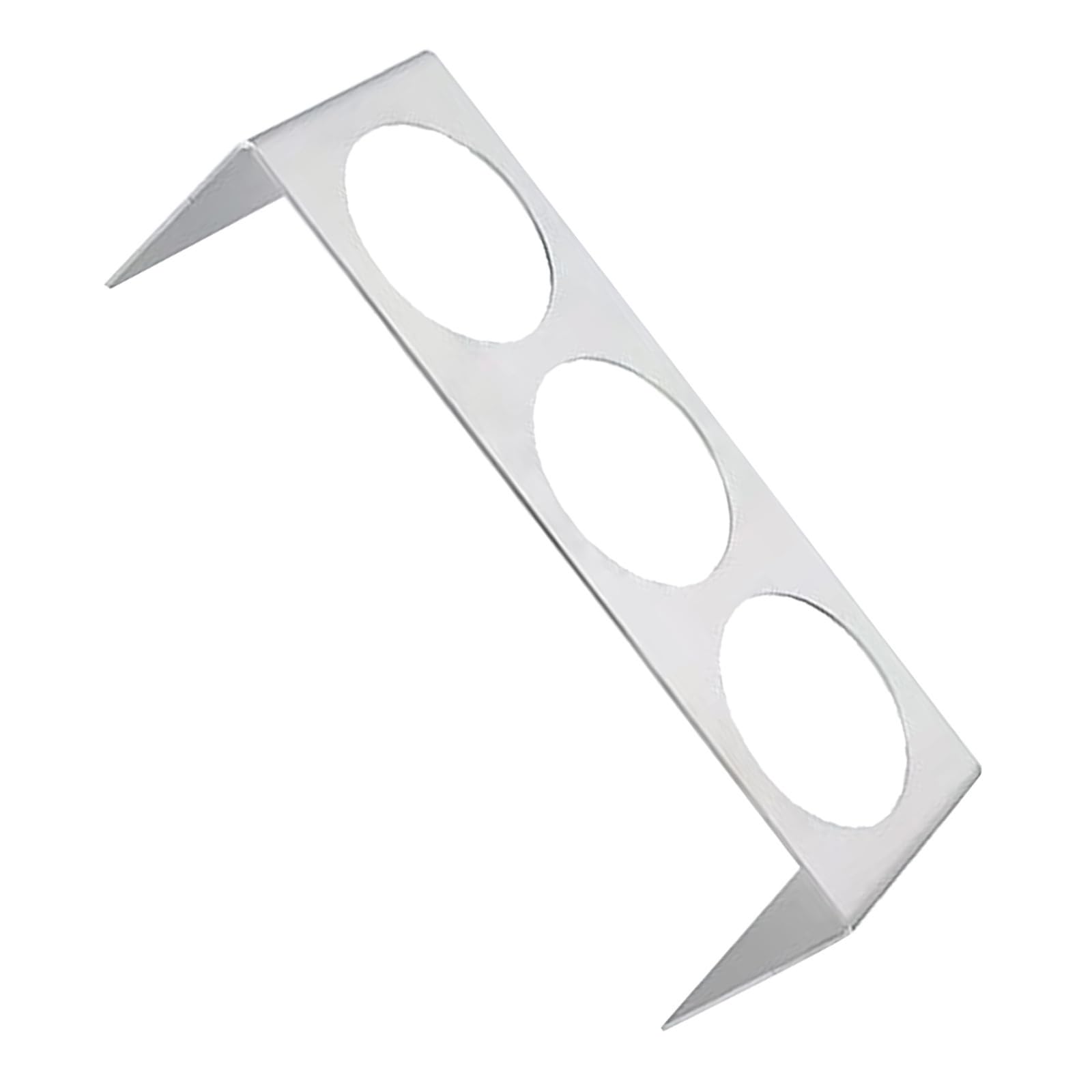 Support shaker en acier inoxydable à 3 trous et base antidérapante