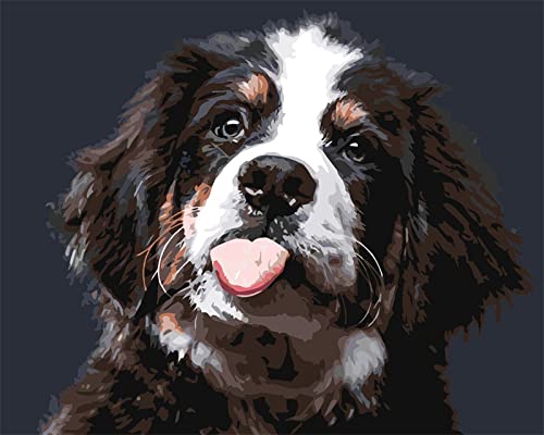 Peinture au diamant chien mignon, une œuvre étincelante source de calme et de joie