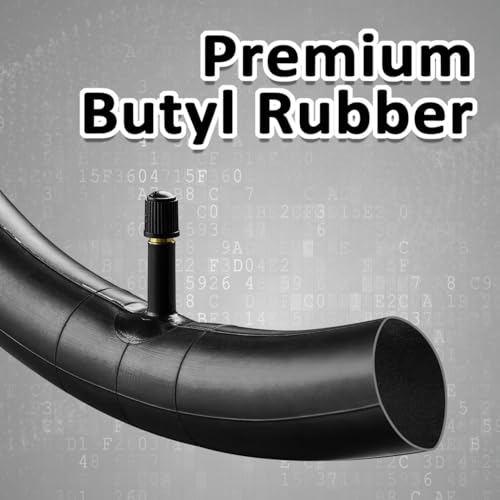 Image of 4-Pack Road Bike Tubes 700 x 23c /25c 28c /32c 35c /43c - Butyl Rubber 700c Bike Tube Replacement - Presta /Schrader - 48mm / 60mm