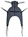 Tuffcare Universal Divided Leg Patient Lift Sling with Headrest (Medium) Compatible with Hoyer, Invacare, McKesson, Drive, Lumex, Medline, Joerns and Other Patient Lifts, Solid Fabric Polyester