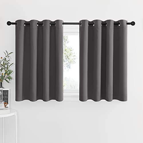 NICETOWN Blackout Kitchen Window Curtains - Thermal Insulated Blackout Grommet-Top Drapes for Cafe...