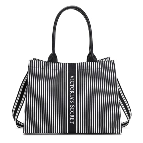 Grand sac de plage Victoria's Secret en toile pour ranger toutes vos affaires