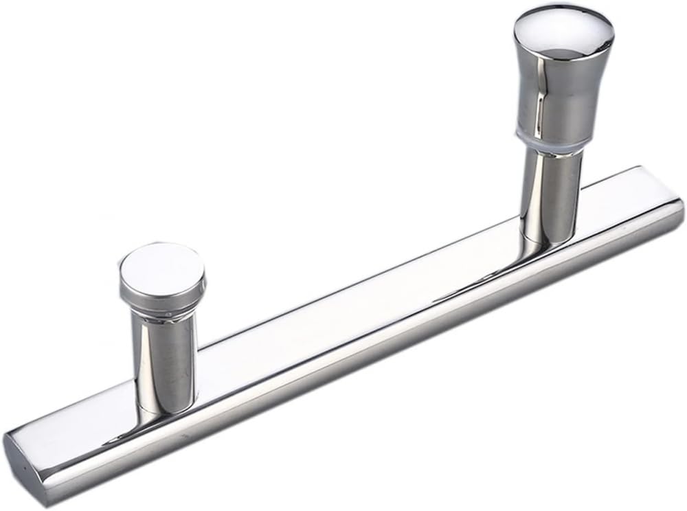 Poignées de porte de salle de bain en inox pour sécuriser l'accès à la douche vitrée