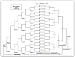 32 Player Erasable Seeded Draw Double Elimination Tournament Bracket Chart