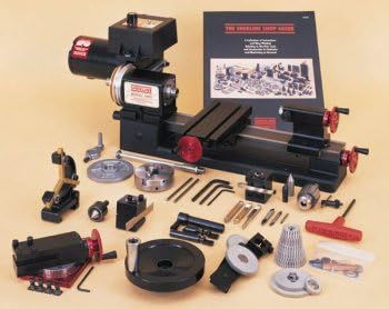 3.5" x 8" lathe, chuck and C accessory package, inch