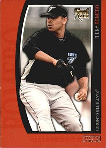 2009 Topps Unique Red #178 Ricky Romero 1199 MLB Baseball Trading Card