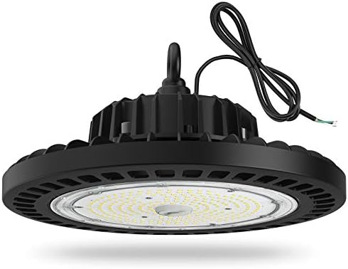 UFO LED High Bay Light, TREONYIA 150W 140LM/W 21,000LM CRI≥80 5000k Daylight ETL&DLC Listed Led Shop Light - [600W HID/HPS Equivalent], UL 5’ Cable, Commercial Area/Wet Location Area Light