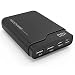 Produktbild RealPower PB-10000C, 10.000mAh Powerbank/Externer Akku/Ladegerät, 3 x Out (2 x USB, 1 x Type-C), 2 x In (Micro-USB/Type-C), Digitales Display, für iphone, iPad, Samsung Galaxy und weitere, (Schwarz)