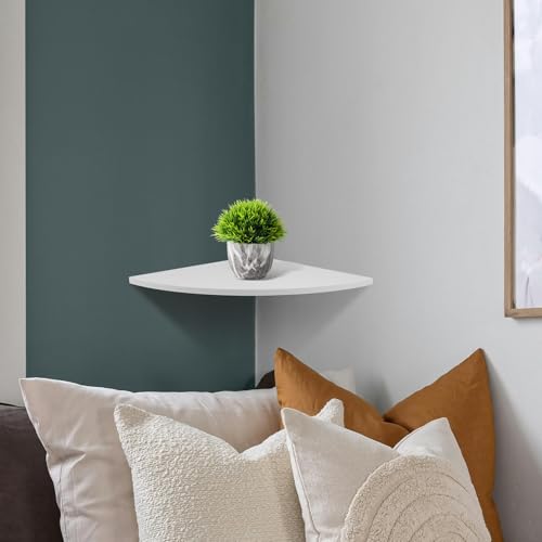 Estantería de esquina de PVC con soporte triangular para optimizar espacio 6
