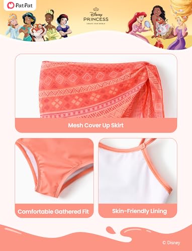 Image of Disney Stitch Marvel Frozen Elsa Girls Swimsuits UPF 50+ One Piece Bathing Suits Sport Summer Swimwear for Kids Size 3-13Y