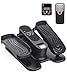 Under Desk Elliptical Machine, Electric Seated Leg Exerciser for Seniors, Adjustable Speed & Low-Impact Design, Quiet Portable Trainer with Remote Control for Home Office (Black)