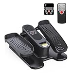 Under Desk Elliptical Machine, Electric Seated Leg Exerciser for Seniors, Adjustable Speed & Low-Impact Design, Quiet Portable Trainer with Remote Control for Home Office