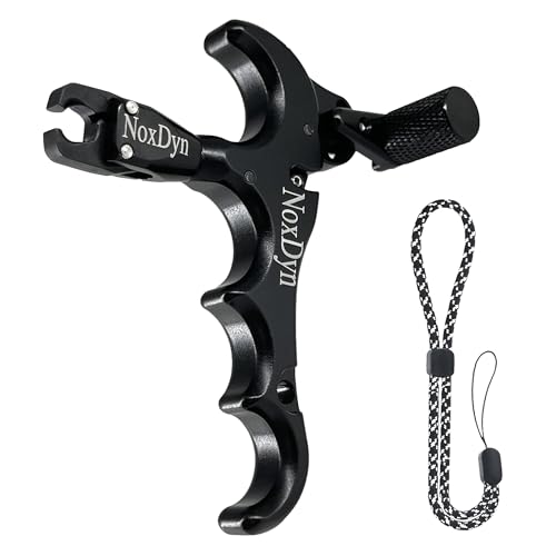 NoxDyn Archery Compound Bow Release 360° Thumb Release Black