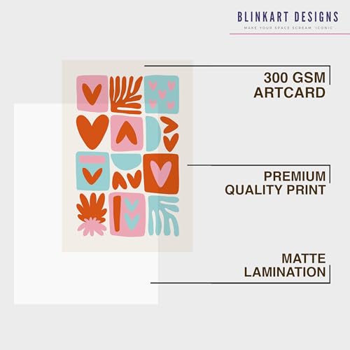 Image of BLINKART Trendy Abstract Wall Art Painting Print Design | Aesthetic Wall Decor Photo Artwork Frame Decoration Hanging For Home Bedroom Living Room Office Wall Decor | T065 | 13x10 Inches
