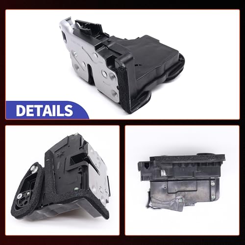 Image of HiSport Rear Left Driver Door Lock Latch Actuator 13597802 Compatible with Chevrolet Cadillac GMC Buick Envision ATS CTS Escalade ESV Suburban Sierra Silverado 1500 2500 3500 HD Yukon XL