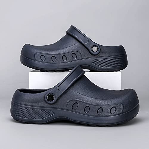 Image of Meidiastra Men Chef Clogs Slip Resistant Garden Clogs with Arch Support Safety Nursing Shoes Work Shoes Water Oil Resistant for Men Food Service