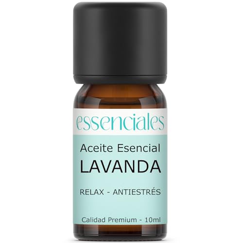 Aceite Esencial Lavanda 100% Puro - Esencia Natural de Uso Terapéutico - 10 ml ESSENCIALES