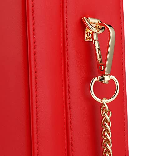 Bolso Rojo tipo Clutch con Asa para Mujer miniatura 6