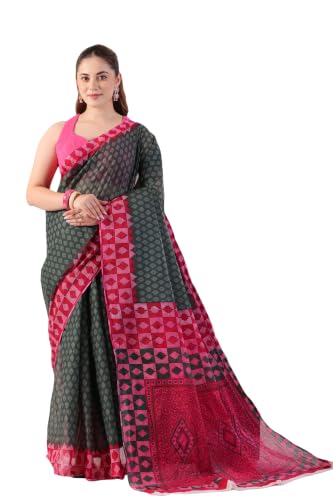 Image of TAMAIRA FASHION Mulmul Pure Cotton Saree For Woman |Office Wear Daily Wear Sarees For Women Without Blouse Piece(Available in 15 Colours)