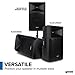 Gemini 15 Inch Powered PA Speaker - 2200W Bluetooth PA Speaker with Mixer, XLR Inputs, Active DJ Speakers for Parties Events (GSP-2200)