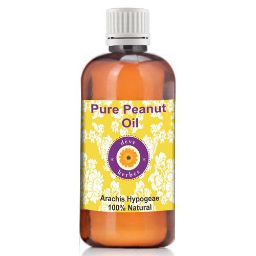 Huile de Arachide Pure Deve Herbes pressée à froid pour soin naturel 100ml