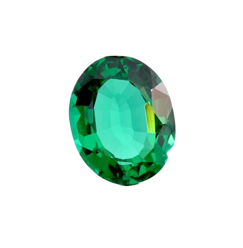 Émeraude naturelle ovale haut de gamme 16x12mm pour haute joaillerie