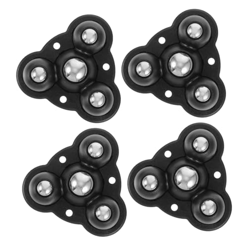 iplusmile 4piezas Ruedas Giratorias Autoadhesivas Para Contenedores De Almacenamiento Pequeñas Ruedas Para Muebles y Electrodomésticos Diseño Sin Perforación Rotación De Grados Material