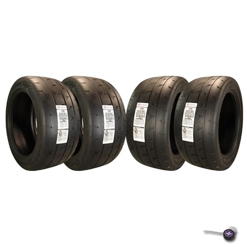 Hoosier TrackAttack Pro Racing Tire 295/40ZR18 103W XL - High Performance Car Tire Engineered for Track and Street Racing with Hoosier Keychain (295/40/ZR18) (4pk)