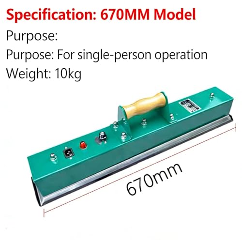 Plancha con temperatura ajustable para manteles de billar de 670mm 8