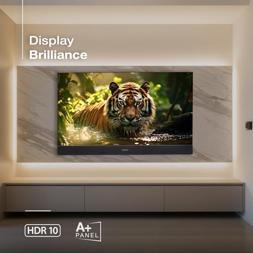 Image of SANSUI 80cm (32) Google TV with QLED Display, HDR10, Dolby Audio, Built-in Soundbar, Filmmaker Mode, 60Hz Refresh Rate JSS32GSQLED (Black)