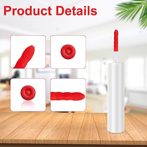 Image of 20pcs Caulk Cap, Caulking Cap Covers Caulk Saver Caps for Sealing Caulk Pipes with 2 Reusable Piercing Needles Caulk Tube Sealer Caps Caulking Tube Kit for Sealing and Preserving Caulk Tube
