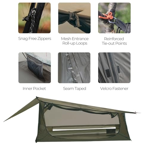 Carpa ultraligera para 1 persona onewind miniatura 4