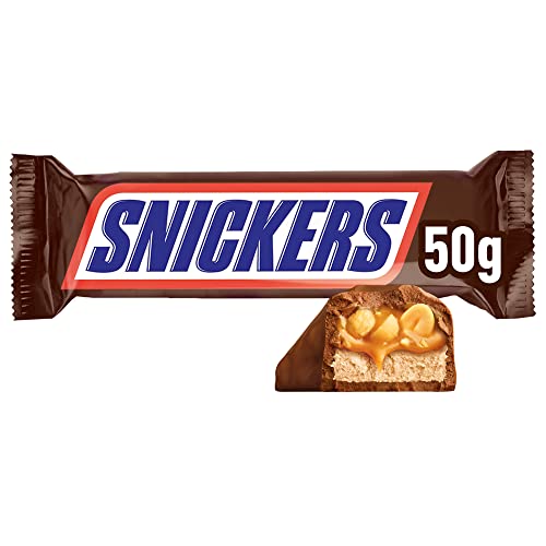 Snickers Bar With Caramel And Roasted Peanuts Chocolate Covered, 24 Bars X50G (1200G) #TOP6