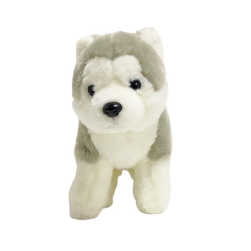 Peluche husky sibérien câline pour les nuits de votre enfant