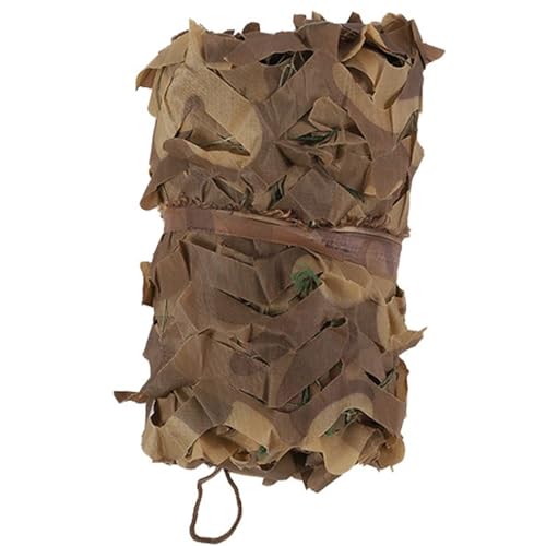 Genérico Red De Camuflaje Reforzada 2x6m 3x4.0m 5x9m Malla De Camuflaje Vela De Sombra para Exteriores para Caza, Camping Y Fotografía, Oculta Y Sombra En Un Solo Producto(W5.5xH5.5m)