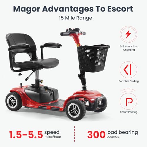 Wiel Batterij Aangedreven Elektrische Mobiliteit Scooter - Afbeelding 3