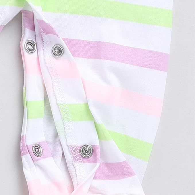 Image of TINYO Boy's Self Design Regular Fit Sleepsuit for Baby Kids