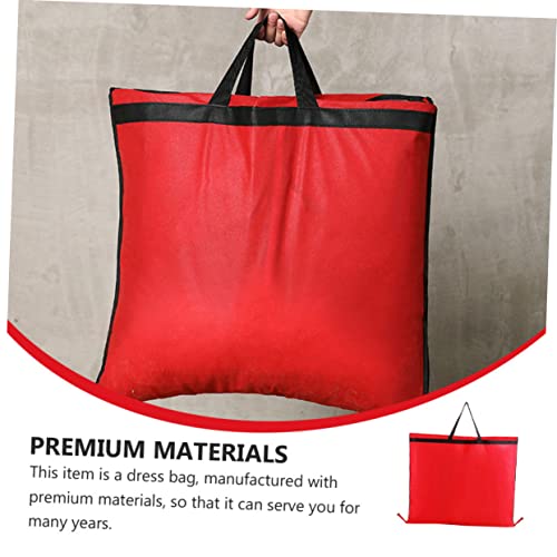 1pc Wedding Dress Storage Bag Dust Garment Cover for Long Gowns Non Woven Protective Pouch Easy to Clean Convenient Hanging for Dresses and Formal Wear3